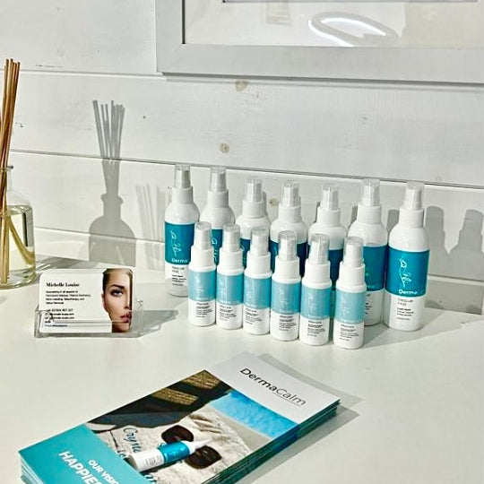 DermaCalm Rescue Mist in salon